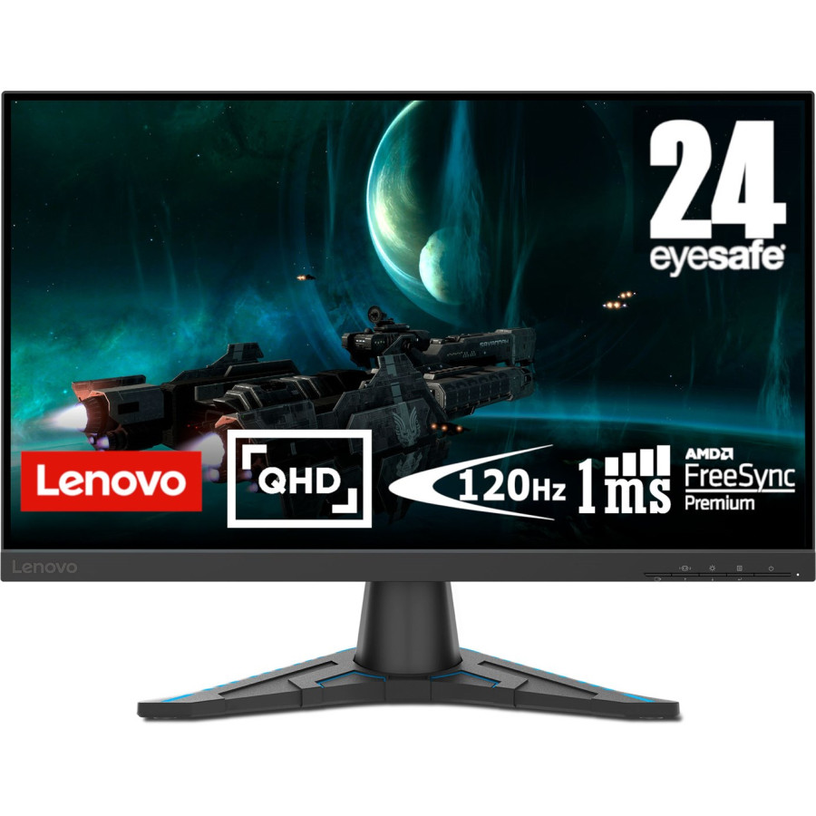 Monitor Lenovo G24qe-20 23.8" 16:9 2560x1440 1000:1 Raven Black