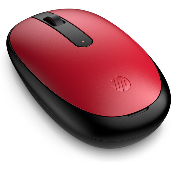 Myszka komputerowa HP 240 - czarno-czerwona - 43N05AA