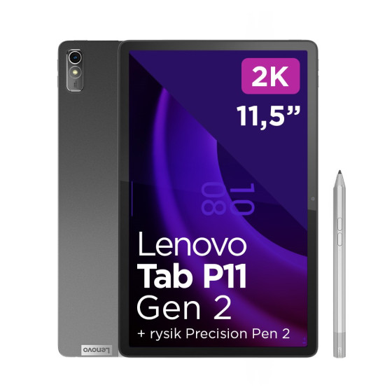 Tablet Lenovo Tab P11 6/128GB LTE - szary - ZABG0240PL