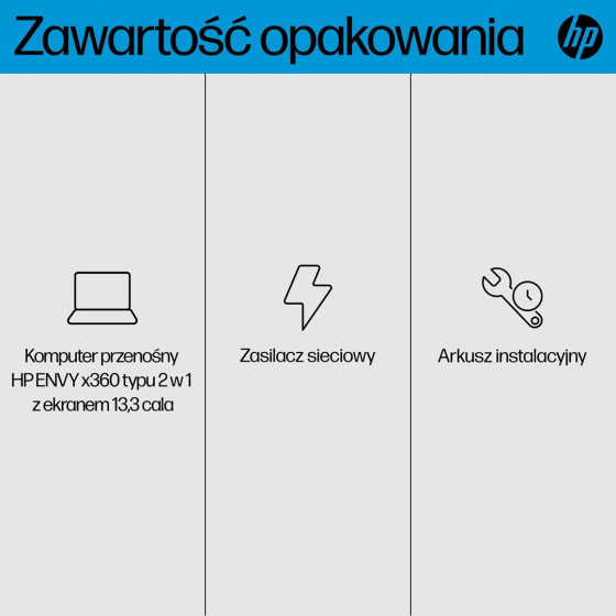 Notebook 2w1 HP Envy 13-bf0124nw - i7-1250U/16GB/SSD-1TB/W11H - 712B2EA