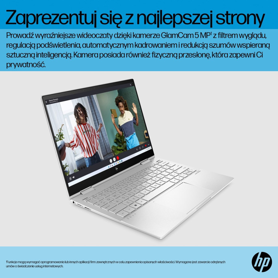 HP Envy 13-bf0124nw i7-1250U 13.3"WQXGA Glossy IPS 16GB LPDDR4X 4266 SSD1TB Intel Iris Xe Graphics Win11