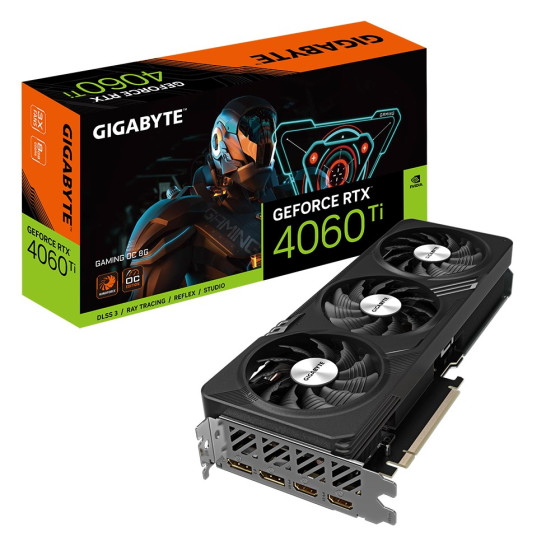 GIGABYTE GeForce RTX 4060 Ti GAMING OC 8GB GDDR6 - GV-N406TGAMING OC-8GD
