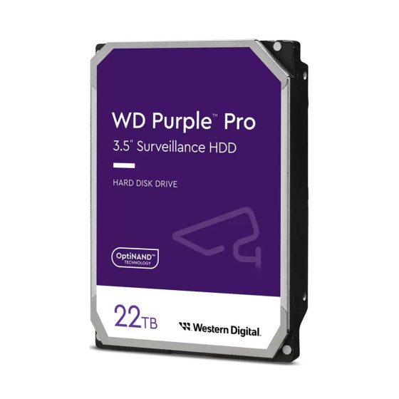 Dysk do monitoringu WD Purple Pro - HDD - 22TB - 3.5" - WD221PURP