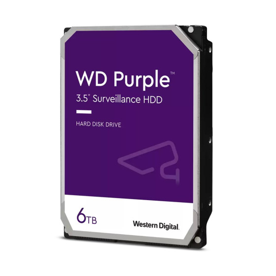 Dysk twardy WD Purple - HDD - 6TB - 3,5" - WD64PURZ