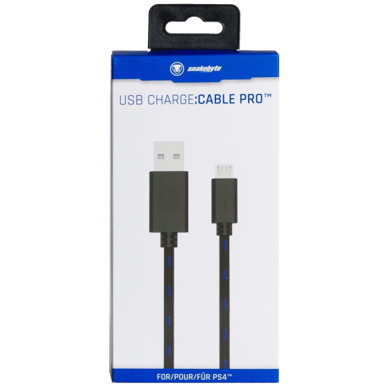 Snakebyte - kabel USB do ładowania kontrolera PS4 - 3m