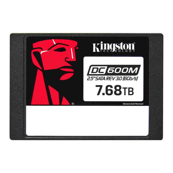 Kingston DC600M - SSD - 7.68TB - 2.5" - SEDC600M/7680G