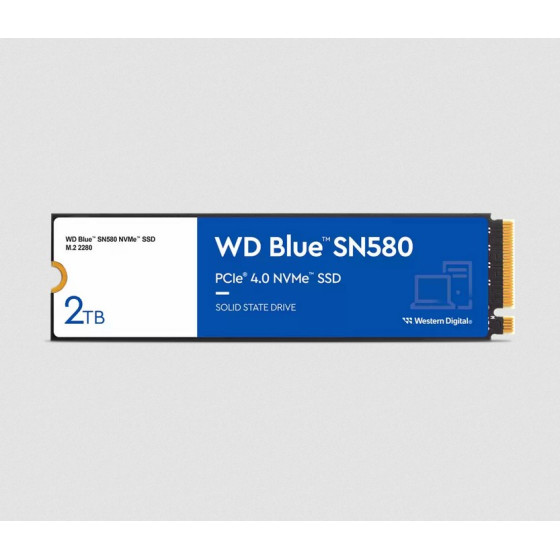 Dysk WD Blue SN580 - SSD - 2TB - M.2 NVMe PCIe 4.0 - WDS200T3B0E