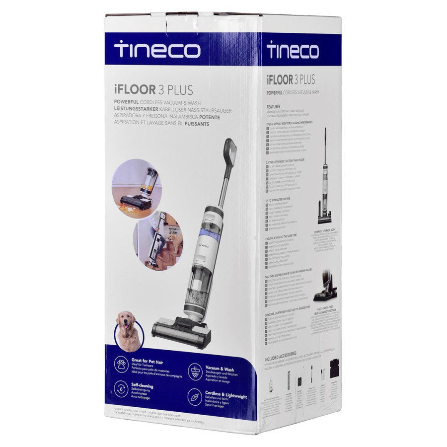 Tineco IFLOOR 3 Plus Odkurzacz Biały 2w1 FW030600DE