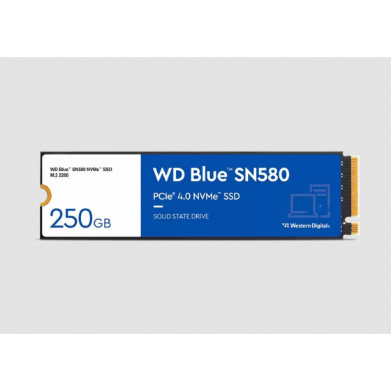 WD Blue SN580 - SSD - 250GB - M.2 NVMe PCIe 4.0 - WDS250G3B0E