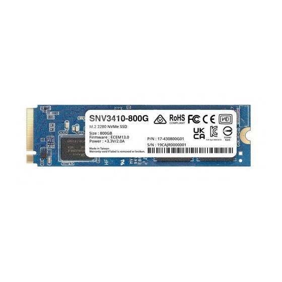 Synology SNV3410-800G - SSD - 800GB - M.2 NVMe PCIe 3.0