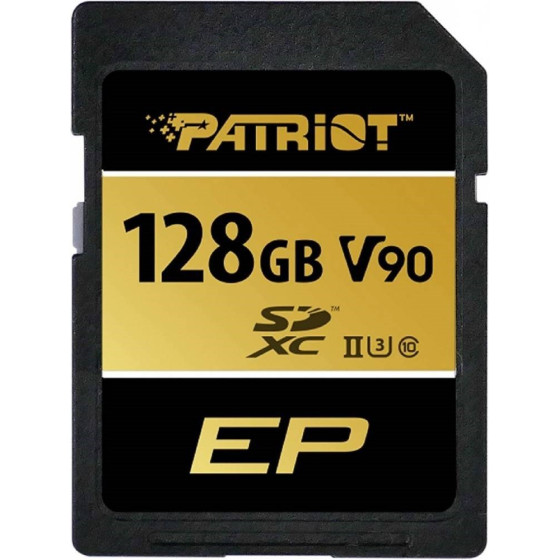 PATRIOT SDXC 128GB EP V90 UHS-II U3 - PEF128GEP92SDX