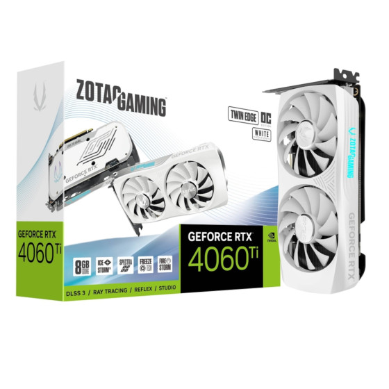 ZOTAC GeForce RTX 4060 Ti Twin Edge OC White 8GB GDDR6