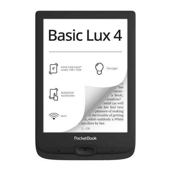 PocketBook 618 Basic Lux 4 - czarny - PB618-P-WW