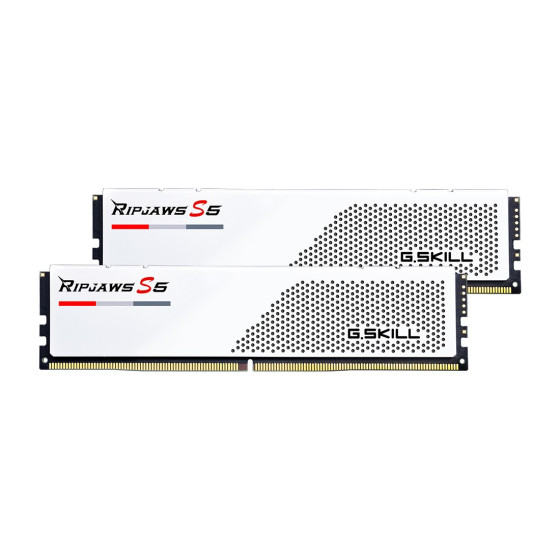 G.SKILL RIPJAWS S5 DDR5 32GB (2x16GB) 6000MHZ CL30 XMP3 - białe