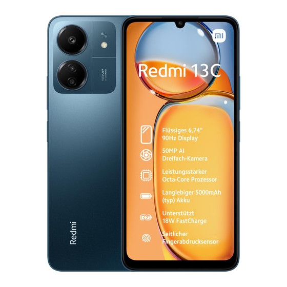 Xiaomi Redmi 13C 4/128GB - niebieski