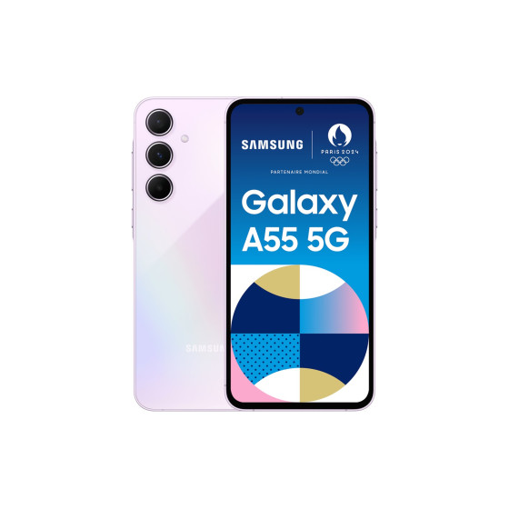 Smartfon Samsung Galaxy A55 (A556) 8/256GB 5G - fioletowy - SM-A556BLVCEUB