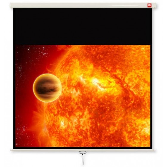 Ekran projekcyjny do zawieszenia na suficie lub ścianie AVTEK VIDEO 200 (sufitowy, ścienny  rozwijane ręcznie  195 x 146.5 cm  4