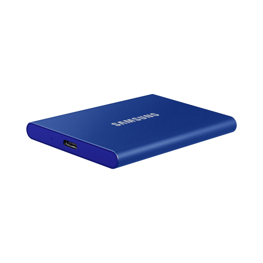 Dysk zewnętrzny SSD Samsung T7 (500GB  USB 3.2  niebieski  MU-PC500H/WW)