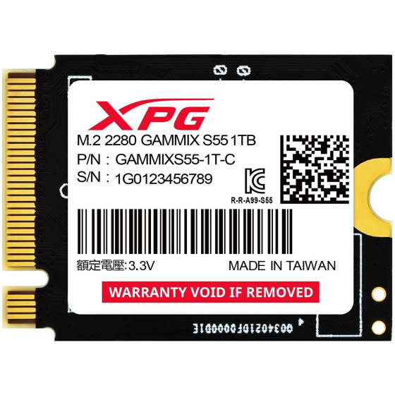 ADATA GAMMIX S55 - SSD - 1TB - M.2 PCIe 4.0