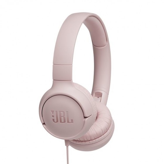 Słuchawki z mikrofonem JBL Tune 500 - różowe - nauszne