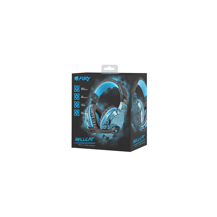 Słuchawki NATEC Fury Hellcat NFU-0863 - niebieskie