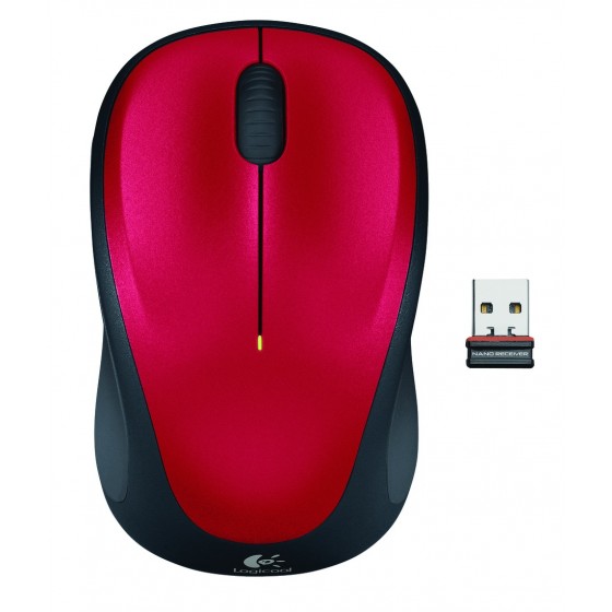 Mysz Logitech M235 910-002496 (optyczna  1000 DPI  kolor czerwony)