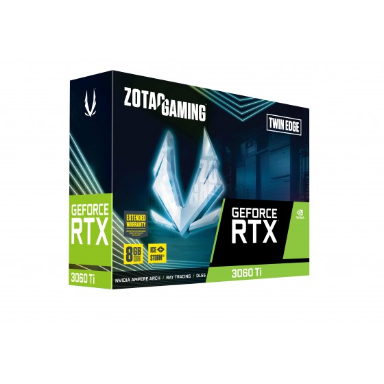 Karta Graficzna ZOTAC GAMING GeForce RTX 3060 Ti Twin Edge LHR 8GB GDDR6 - ZT-A30610E-10MLHR
