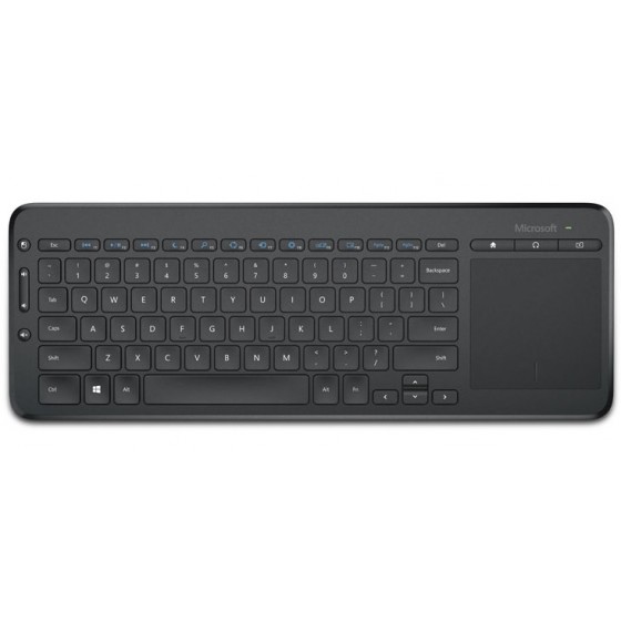 Klawiatura Microsoft All-in-One Media Keyboard N9Z-00022 (USB  kolor czarny)
