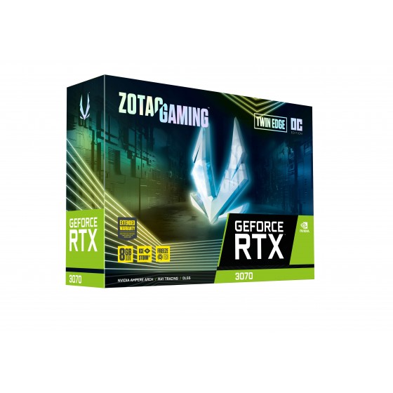 Karta graficzna ZOTAC GeForce RTX 3070 Twin Edge OC 8GB GDDR6 - ZT-A30700H-10PLHR