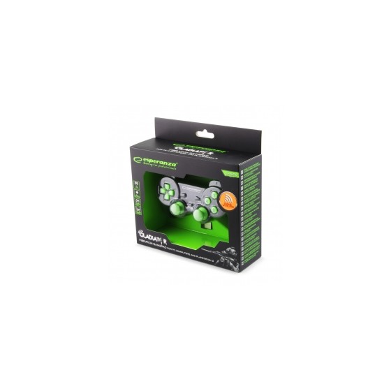 Gamepad bezprzewodowy Esperanza GLADIATOR EGG108G (PC, PS3  kolor czarny)