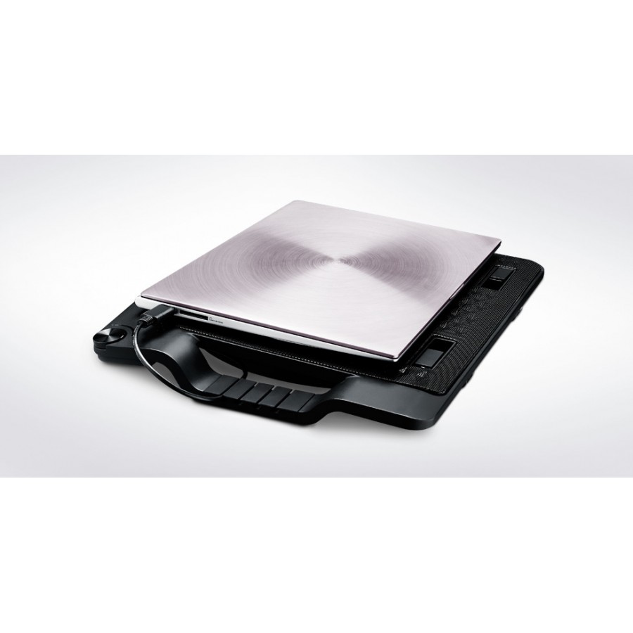 Podstawka chłodząca pod laptop Cooler Master Notepal Ergostand III R9-NBS-E32K-GP (17.x cala  1 wentylator  HUB)