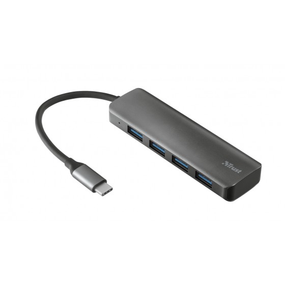 HUB USB Trust Halyx Aluminium 4-portowy USB 3.2 (23328)