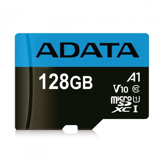 Karta pamięci z adapterem ADATA Premier AUSDX128GUICL10A1-RA1 (128GB  Class 10  + adapter)