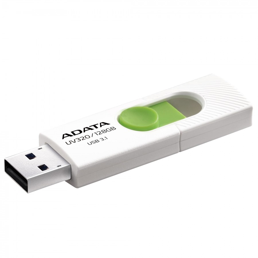 ADATA FLASHDRIVE UV320 128GB USB3.1 White-Green