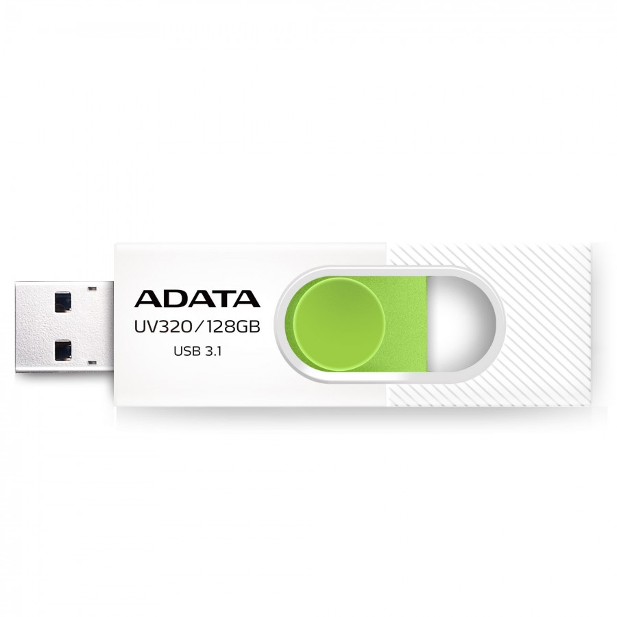 ADATA FLASHDRIVE UV320 128GB USB3.1 White-Green