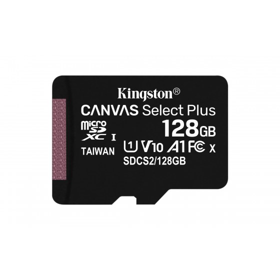 Karta pamięci Kingston Canvas Select Plus SDCS2/128GBSP (128GB  Class 10, Class A1  Karta pamięci)