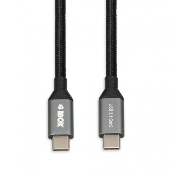 Kabel IBOX IKUMTC31G2 (USB typu C - USB typu C   1m  kolor czarny)
