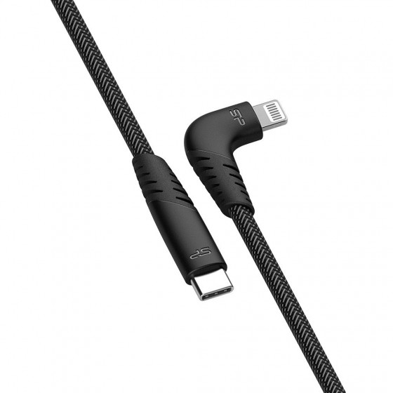 Kabel USB-C - Lightning  LK50CL 1M Mfi Nylon oplot Grey