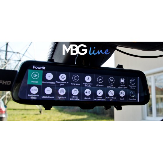 Wideorejestrator lusterko MBG Line HS900 PRO Sony