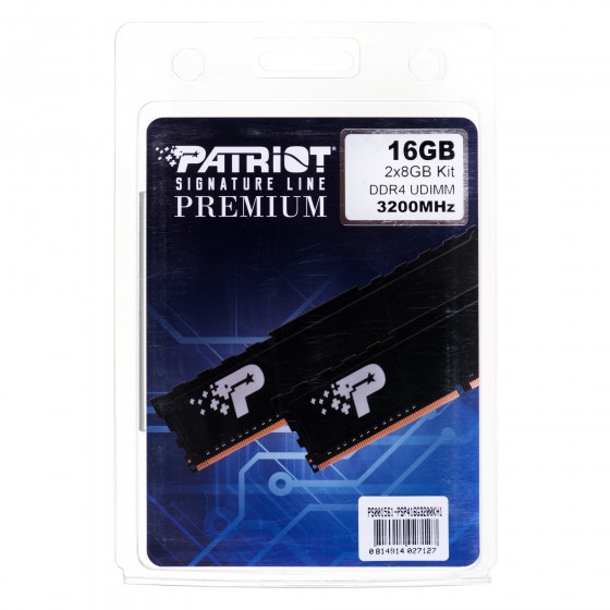 Patriot Premium Black DDR4 2x8GB 3200MHz