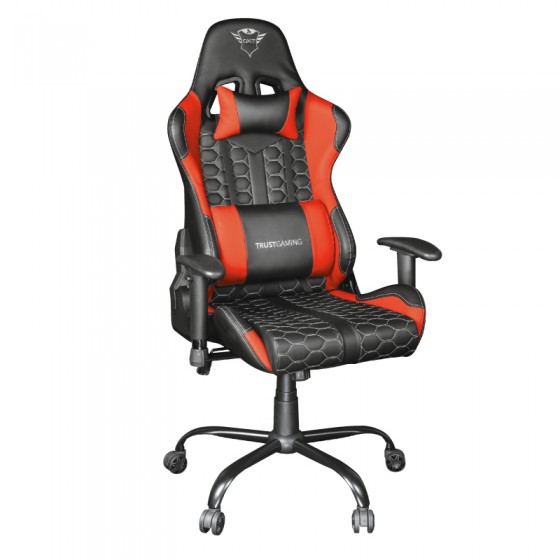 Fotel gamingowy TRUST GXT708R RESTO CHAIR RED - 24217