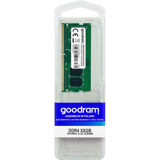 Pamięć RAM GoodRam GR2400S464L17/16G (DDR4 SO-DIMM  1 x 16 GB  2400 MHz  CL17)