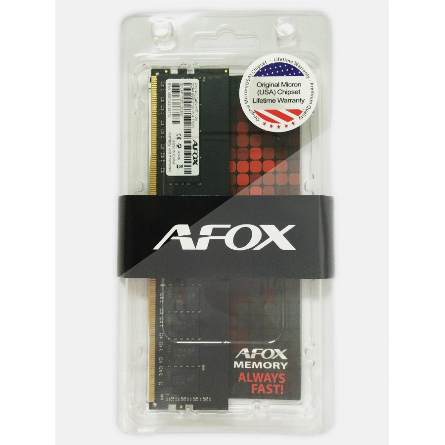 AFOX DDR4 8GB 3200MHZ MICRON CHIP CL16 XMP2 AFLD48PH1C