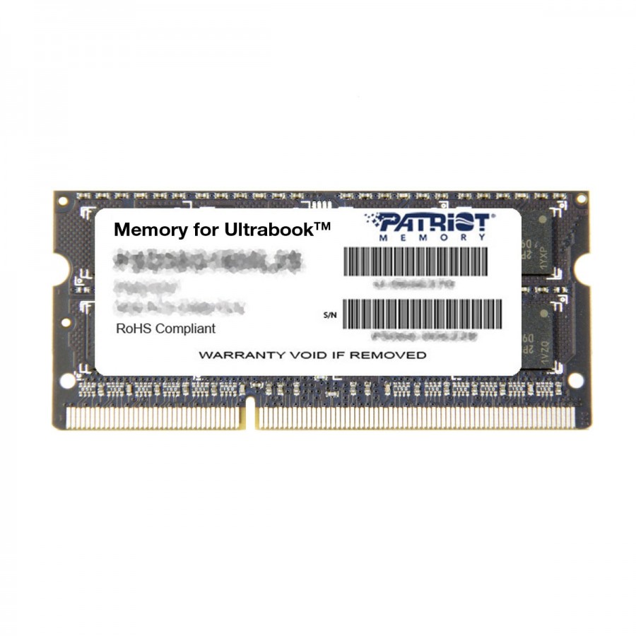 Pamięć RAM Patriot Memory Signature PSD34G1600L2S (DDR3 SO-DIMM  1 x 4 GB  1600 MHz  CL11)