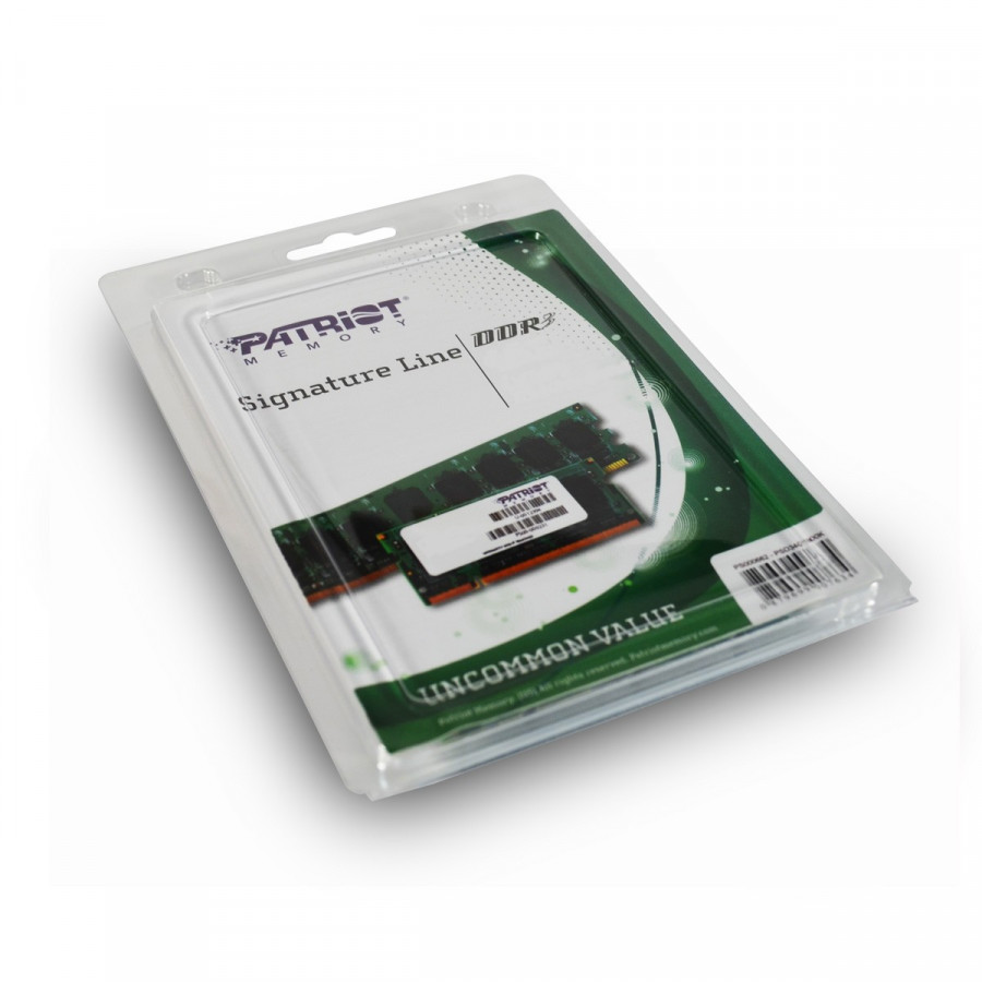 Pamięć Patriot Memory Signature PSD34G160081S (DDR3 SO-DIMM  1 x 4 GB  1600 MHz  CL11)