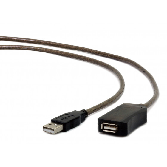 Kabel GEMBIRD UAE-01-10M (USB M - USB F  10m  kolor czarny)