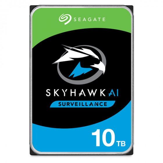 Dysk Seagate Skyhawk AI ST10000VE001 (10 TB   3.5"  SATA  256 MB  7200 obr/min)