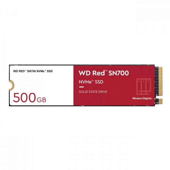 Dysk serwerowy SSD WD Red SN700 - 500GB - M.2 NVMe PCIe 3.0 - WDS500G1R0C