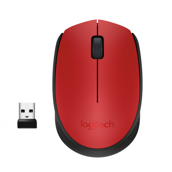 Mysz Logitech M171 910-004641 (optyczna  1000 DPI  kolor czerwony)