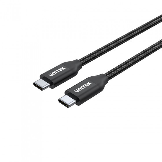 UNITEK KABEL USB-C - USB-C, PD 100W, C14059BK